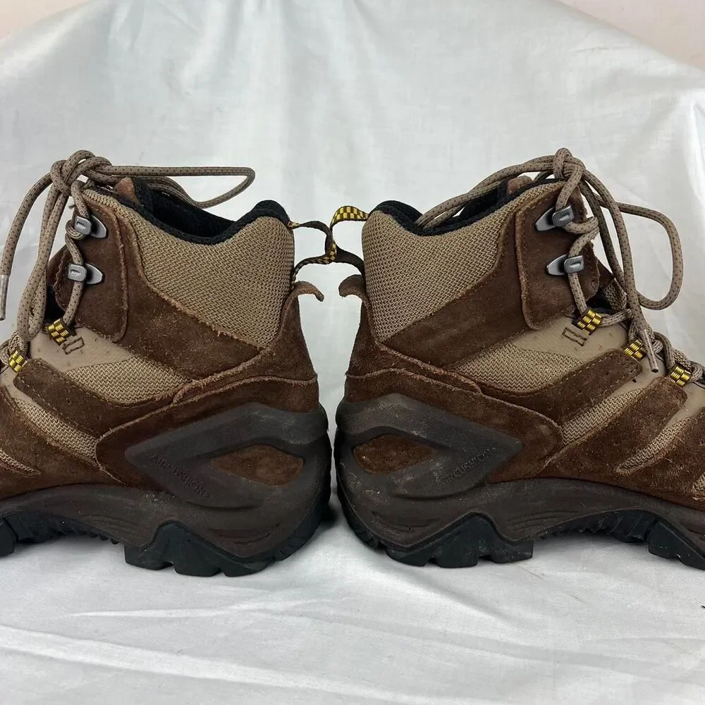 Merrell Strongbound Mid Waterproof Brown Hiking Boots Size US 8.5